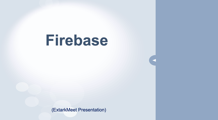ExtarkMeet #7 - Firebase