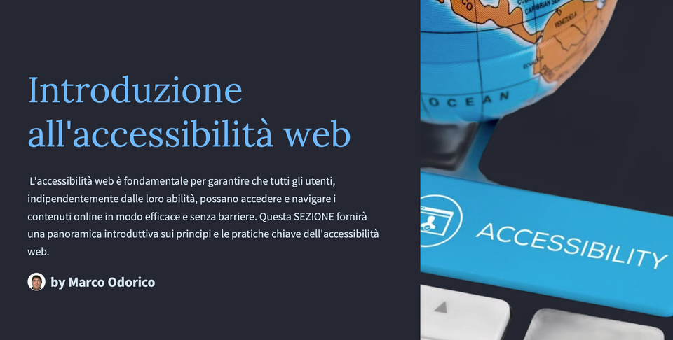 ExtarkMeet #8 - Introduzione all'accessibilità